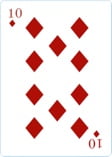 Ten of diamonds